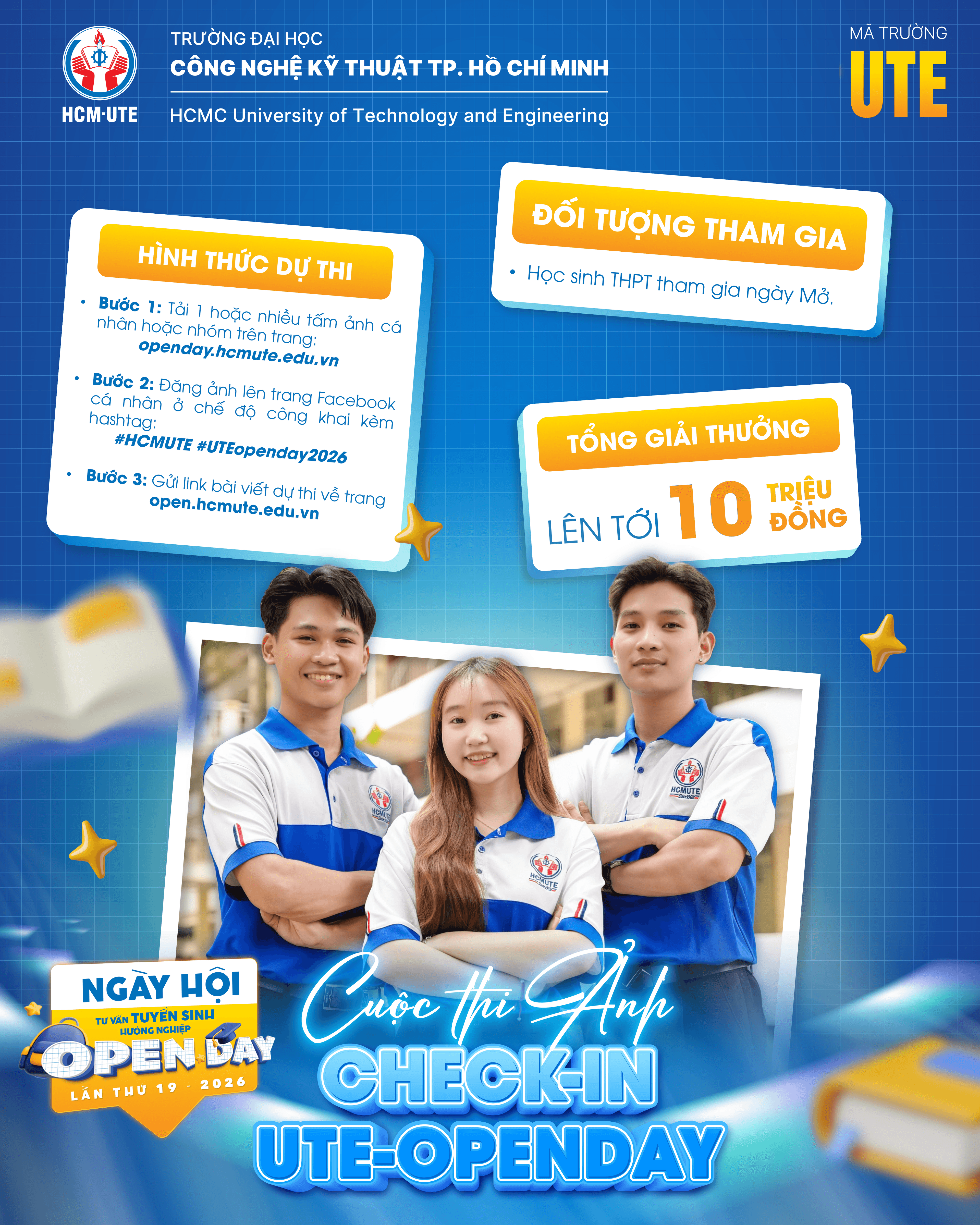 Thông tin Cuộc thi ảnh "Check-in UTE-OpenDay"